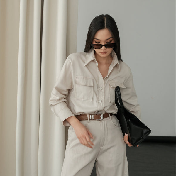 Shibuya Cream Top