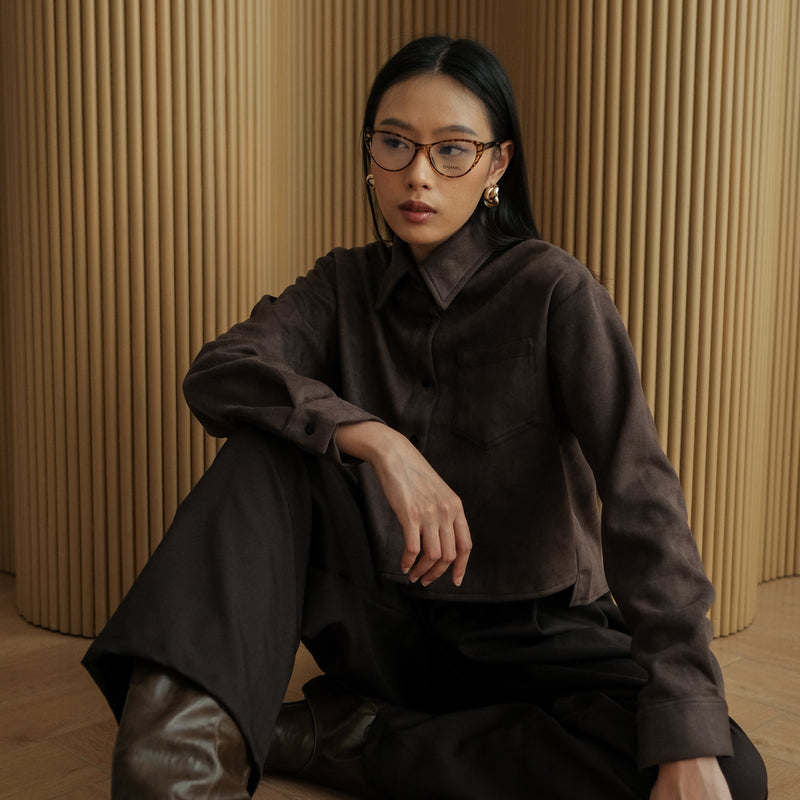 Tottori Brown Top