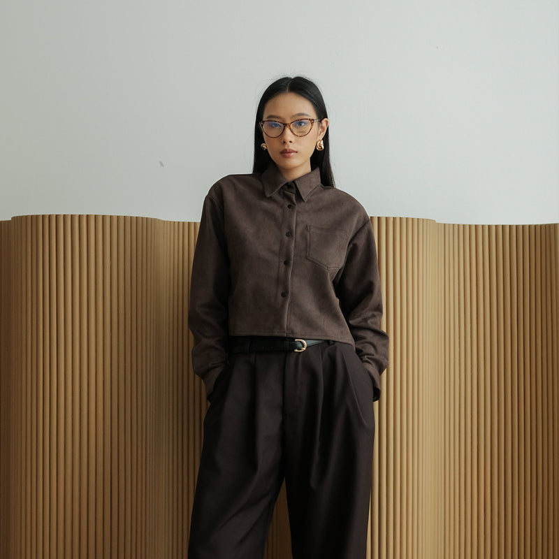 Tottori Brown Top
