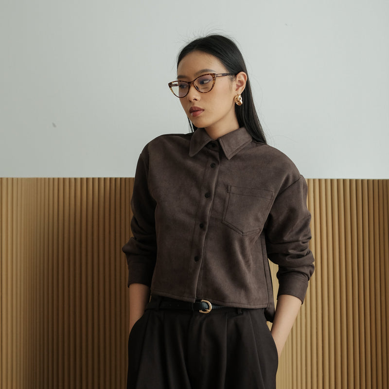 Tottori Brown Top