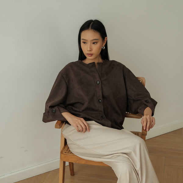 Takaoka Brown Top