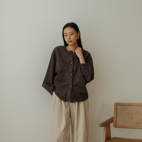 Takaoka Brown Top