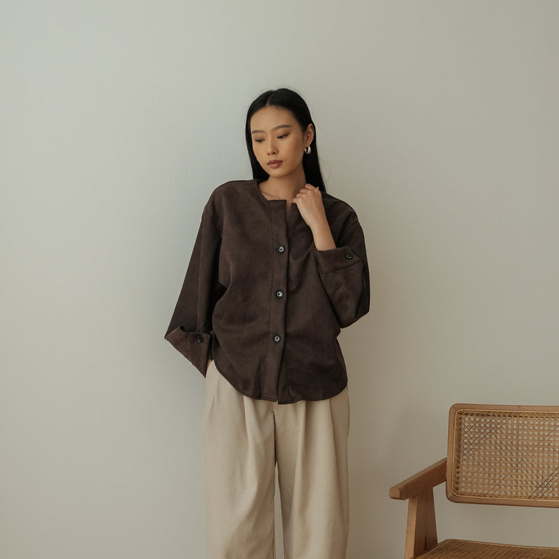 Takaoka Brown Top