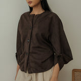 Takaoka Brown Top