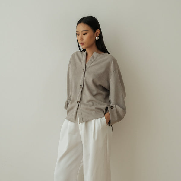 Takaoka Grey Top