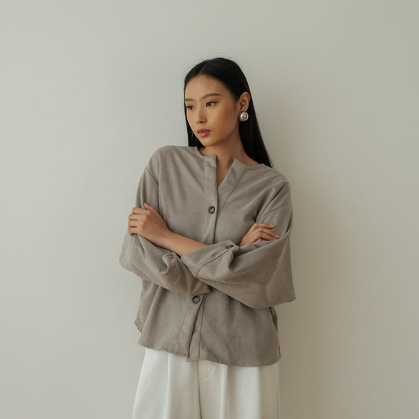 Takaoka Grey Top