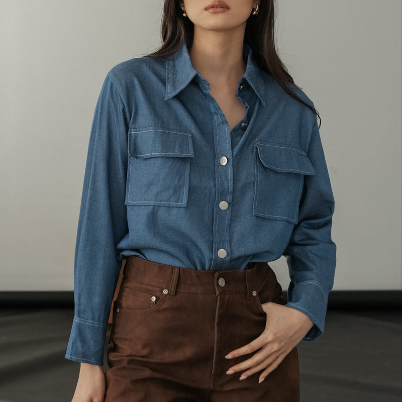 Shibuya Denim Top