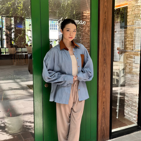 Okayama Blue Top