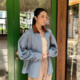 Okayama Blue Top