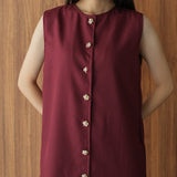 Fukui Burgundy Dress