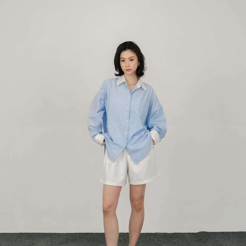 Hachi Blue Top