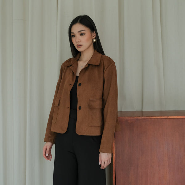 Yamaguchi Camel Brown Top