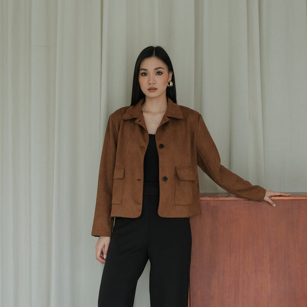 Yamaguchi Camel Brown Top