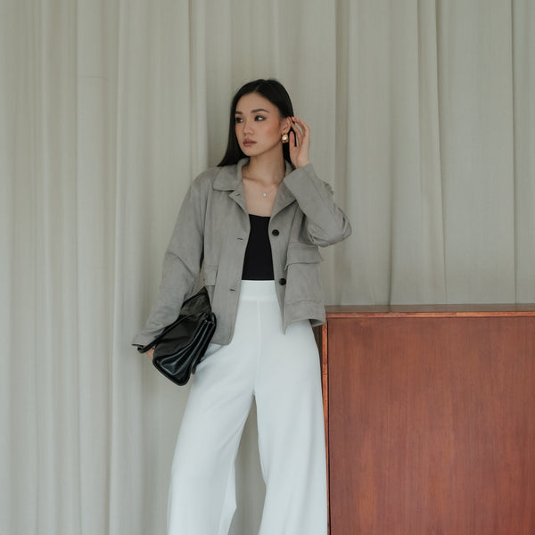 Yamaguchi Grey Top